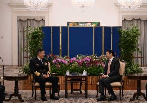 China Defence Minister Calls on Singapore Prime Minister Lawrence Wong