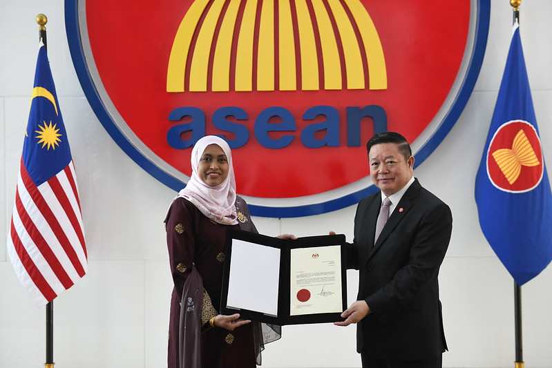 Permanent Representative of Malaysia to ASEAN Presents Letter of Credence to Secretary-General of ASEAN