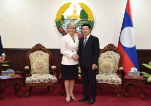UN envoy visits Laos to strengthen ties in relation to Myanmar