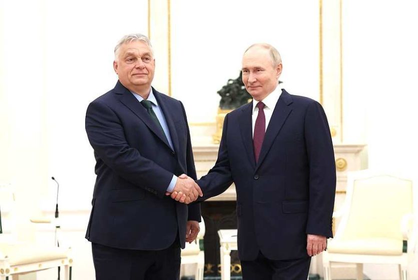 Hungary's PM Orban meets Russian President Putin