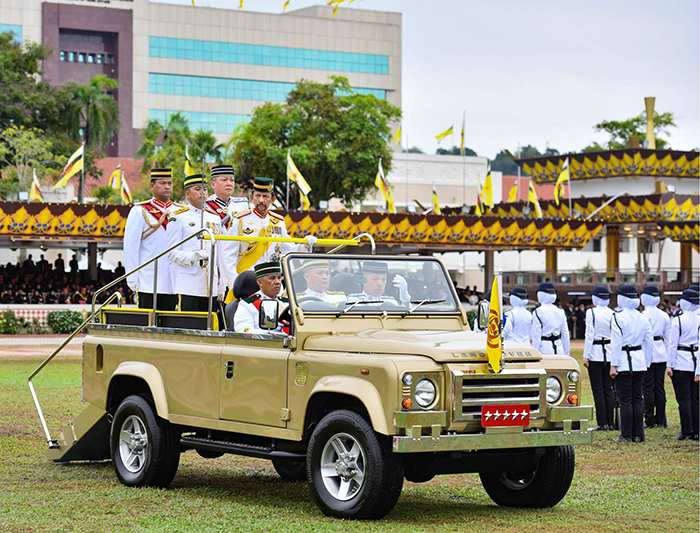 Brunei holds grand parade to mark 78th royal birthday