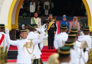 Sultan of Brunei, King of Bahrain grace Malaysian king's installation ceremony