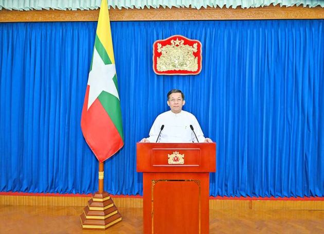 Myanmar Junta Chief Takes on Acting President Duties