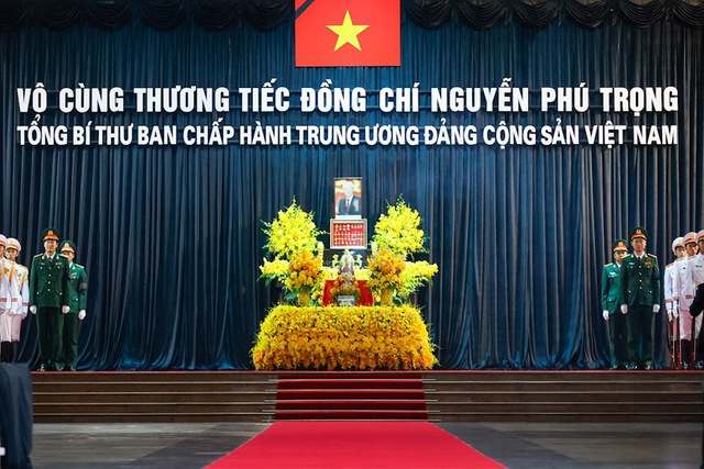 Vietnam held a national mourning for its late top leader Nguyen Phu Trong