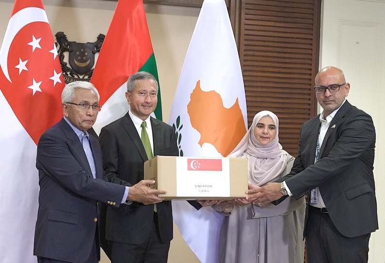 Singapore delivers its fourth tranche of humanitarian assistance to Gaza