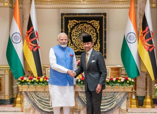 The Sultan of Brunei held bilateral talks with the Prime Minister of India