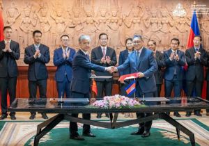  Cambodia,China sign the Agreement on the Cooperation Projects of Mekong-Lancang Cooperation (MLC) Special Fund 2024