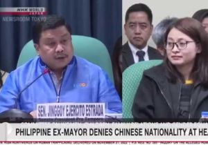 Philippine ex-mayor denies Chinese nationality at hearing