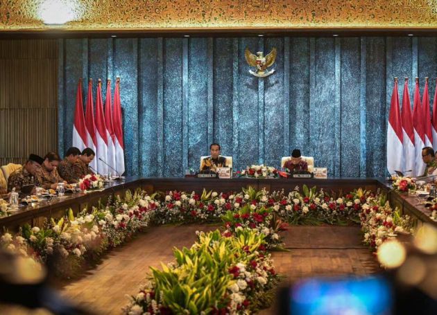 Indonesian President Jokowi Leads Last Plenary Cabinet Meeting   