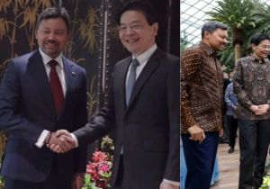  Brunei Crown Prince Billah pays an official visit to Singapore