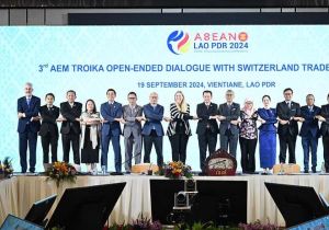 The Third AEM Troika Open-ended Dialogue with Switzerland held in Vientiane