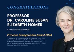 Australian Professor wins Princess Srinagarindra Award 2024