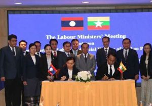 Myanmar, Laos vow to deepen cooperation in labour affairs