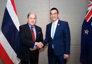 Thai Foreign Minister had a bilateral discussion with New Zealand Deputy Prime Minister and Foreign Minister  