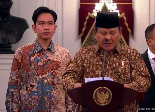 Indonesian New President Prabowo Subianto Announces “Red and White” Cabinet Lineup   