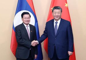 Chinese President urges China, Laos to forge model for BRI cooperation