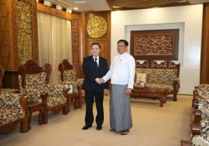 Myanmar Deputy Prime Minister and Foreign Minister receives Ambassador of Laos to Myanmar