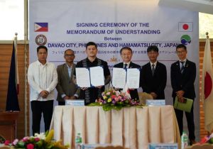 Davao City, Hamamatsu City signs sister city accord