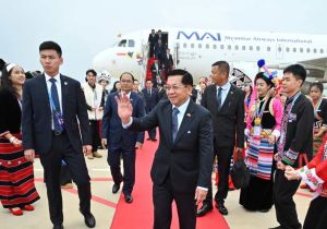 Myanmar junta leader Min Aung Hlaing embarks on official visit to China