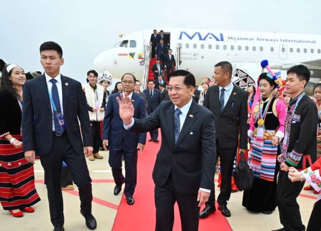 Myanmar junta leader Min Aung Hlaing embarks on official visit to China