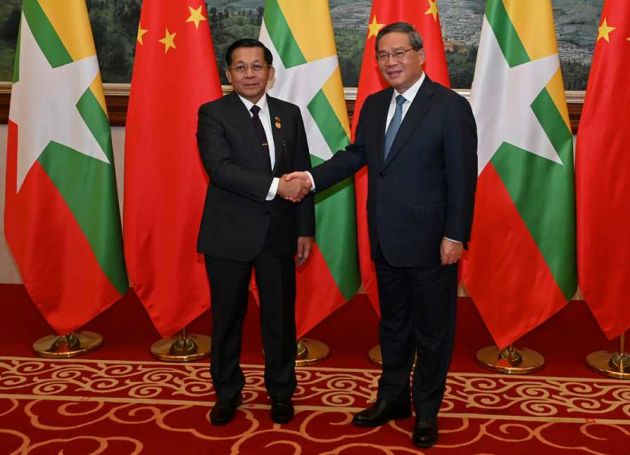 Myanmar and China pledge to strengthen ties and cooperation