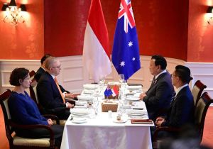 Indonesian President Prabowo Meets with Australian Prime Minister Albanese   