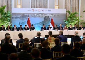 Indonesian President Prabowo Attends Indonesia-Brazil Business Forum 