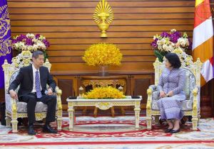 Cambodian NA President Receives Courtesy Call from Guangdong Provincial People's Congress