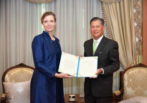 Thai Vice Foreign Minister welcomed and had a discussion with United Nations Resident Coordinator for Thailand