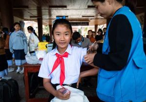 Laos Launches Nationwide HPV Immunization Campaign to Protect Girls Against Cervical Cancer