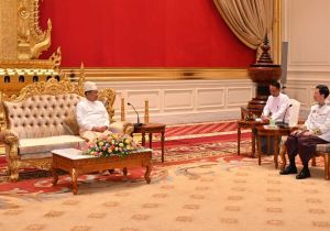 Myanmar top leader Min Aung Hlaing accepts Credentials of Ambassador of Cambodia to Myanmar