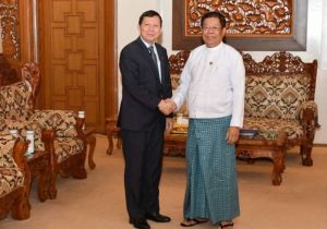 Myanmar Deputy Prime Minister and Foreign Minister receives Ambassador of Cambodia to Myanmar