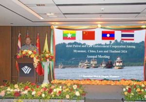 Myanmar hosts annual law enforcement meeting with China, Laos, Thailand