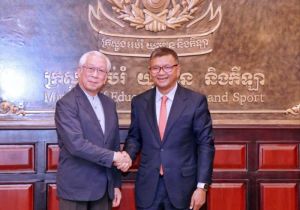 Cambodia, Japan to Boost Cooperation in Education