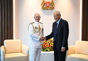 Royal New Zealand Navy Chief Makes Introductory Visit to Singapore