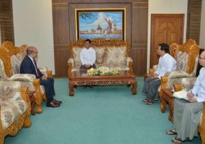 Myanmar Deputy Foreign Minister receives Ambassador of Bangladesh to Myanmar